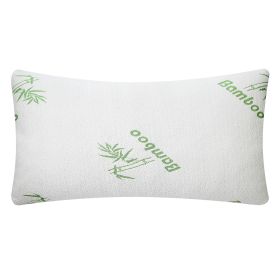 Bamboo Memory Foam Pillow Hypoallergenic Bed Pillow For Head Neck Rest Sleeping Shredded Pillow W/ Washable Cover (Option: GiftBambooPillow)