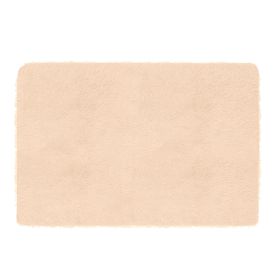 Fluffy Bedroom Rug 4’ x 2.6’ Anti-Skid Shaggy Area Rug Decorative Floor Carpet Mat for Nursery Bedroom Living Room (Option: RugFloorMatBeige)